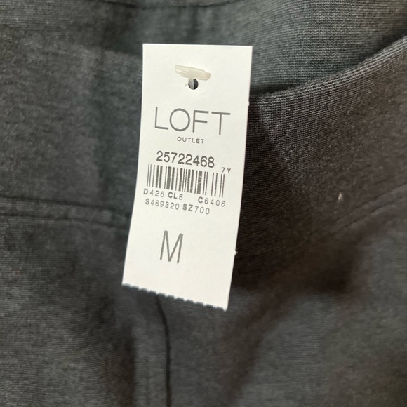 LOFT WOMENS LEGGING GRAY NWT SIZE M - Picture 3 of 6